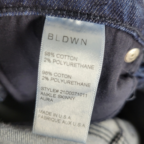 NEW BLDWN High Rise Ankle Skinny Jeans - Picture 10 of 10